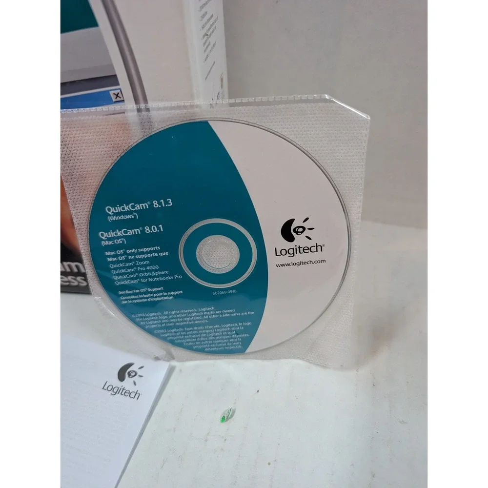 Logitech QuickCam Express USB Webcam 2003 NEW OLD STOCK Sealed Complete
